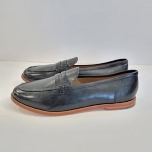 J crew womens black loafer size 9.5 new flats shoes h8200